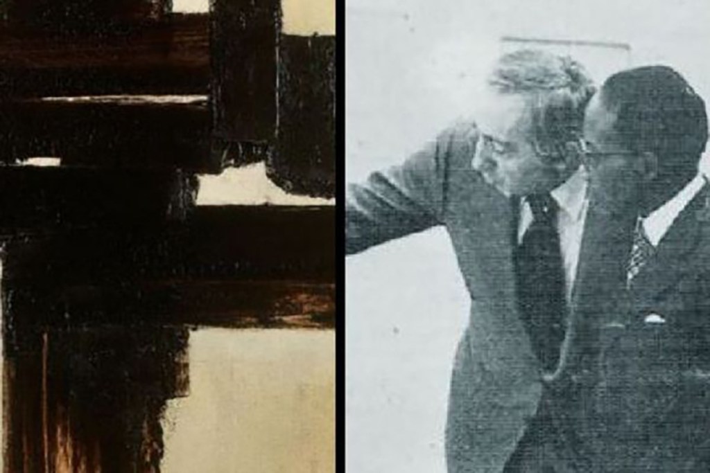 soulages de Senghor vendu à 1,5 million