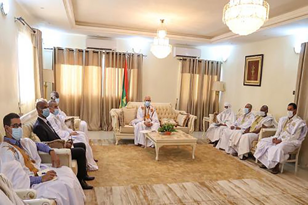 Le Président Ghazouani a rencontré les ressortissants mauritaniens au Niger