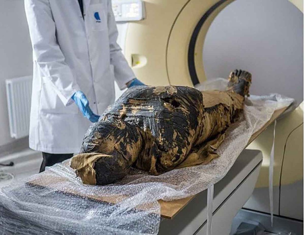Une momie égyptienne enceinte a été découverte, une première