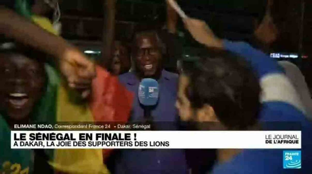 Can 2021: scènes de liesse à Dakar après la qualification du Sénégal en finale