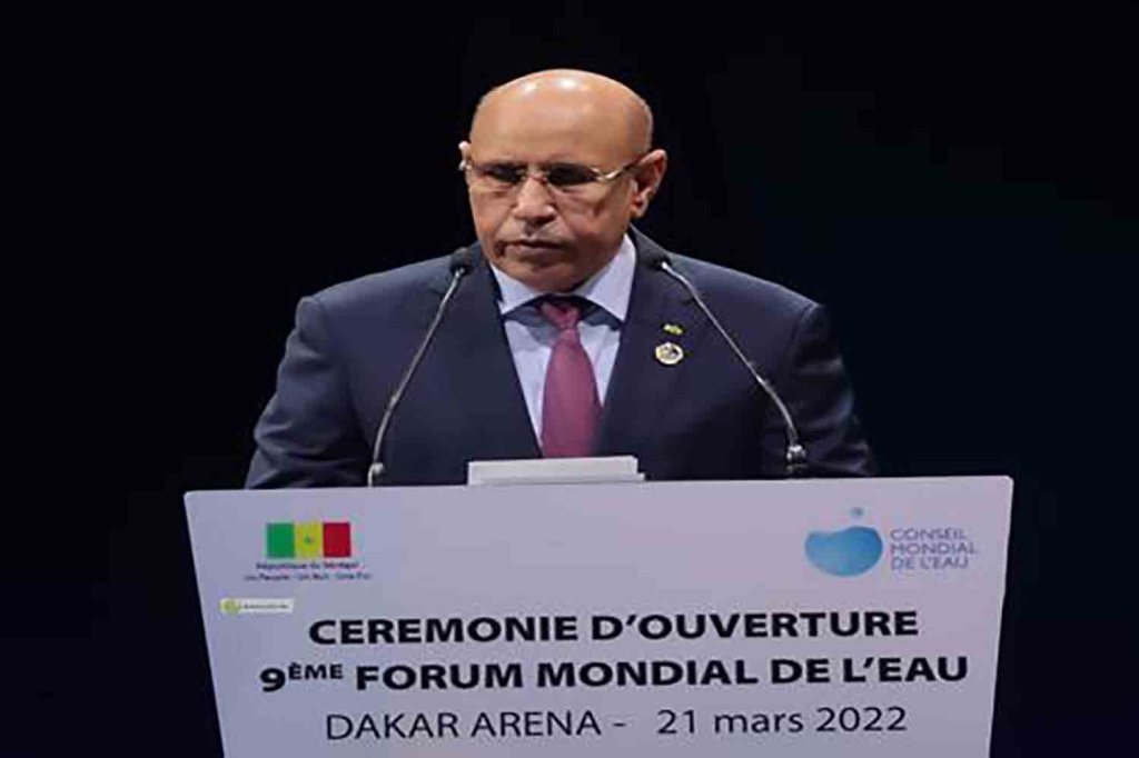 Dakar : Universaliser l’accès à l’eau potable et assurer une gestion durable des ressources hydriques (Président Ghazouani)