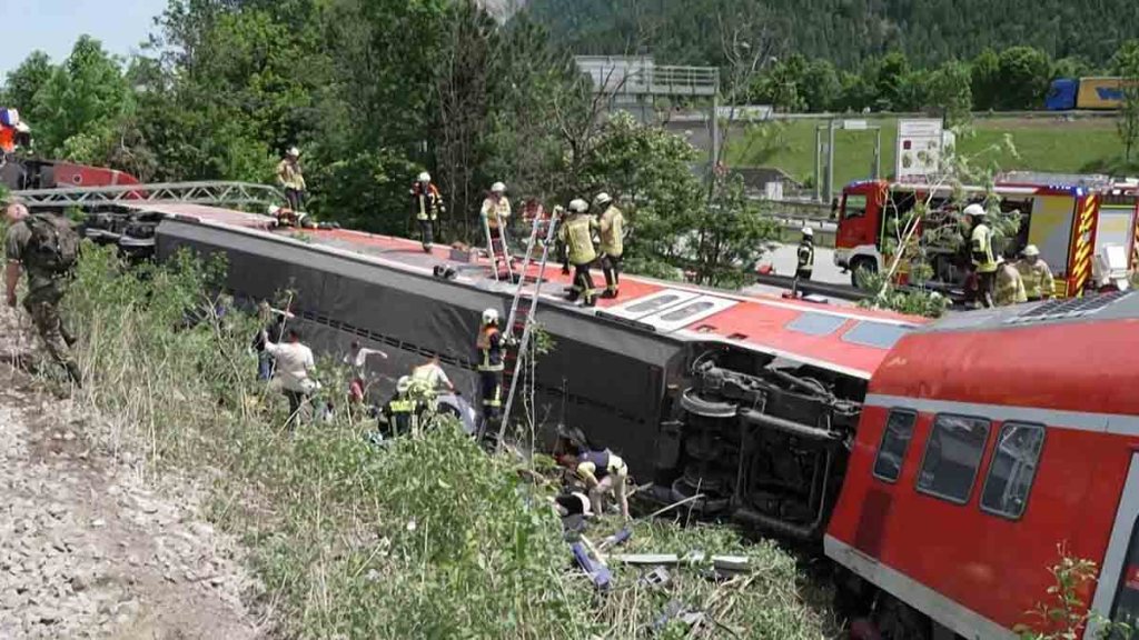 Allemagne: un accident de train en Bavière fait au moins 3 morts et plusieurs blessés