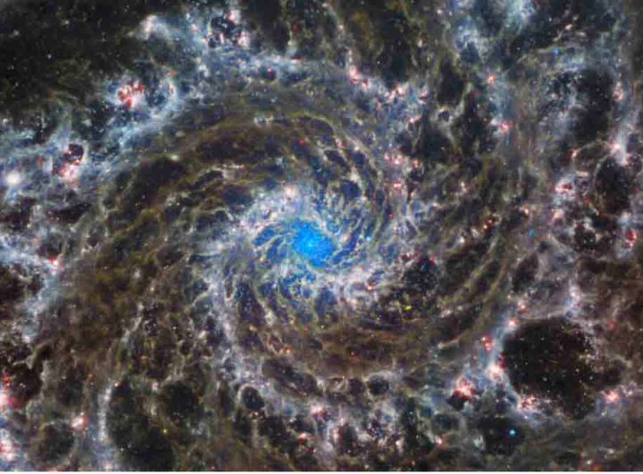 James Webb dévoile une somptueuse galaxie spirale, dite du fantôme