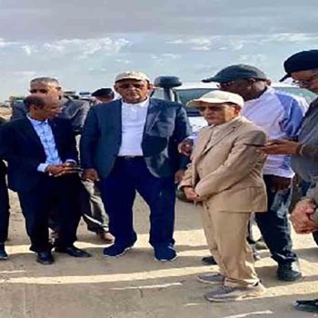 Le ministre de l’Hydraulique visite les travaux pour la protection des quartiers de Nouakchott contre les eaux de pluies