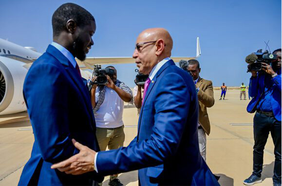 Président Bassirou Diomaye Faye et Ghazouani