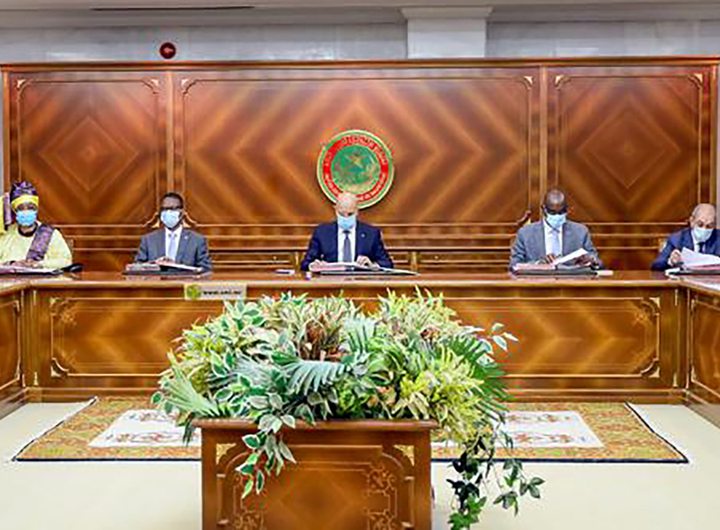 communiqué du conseil des ministres Mauritanie