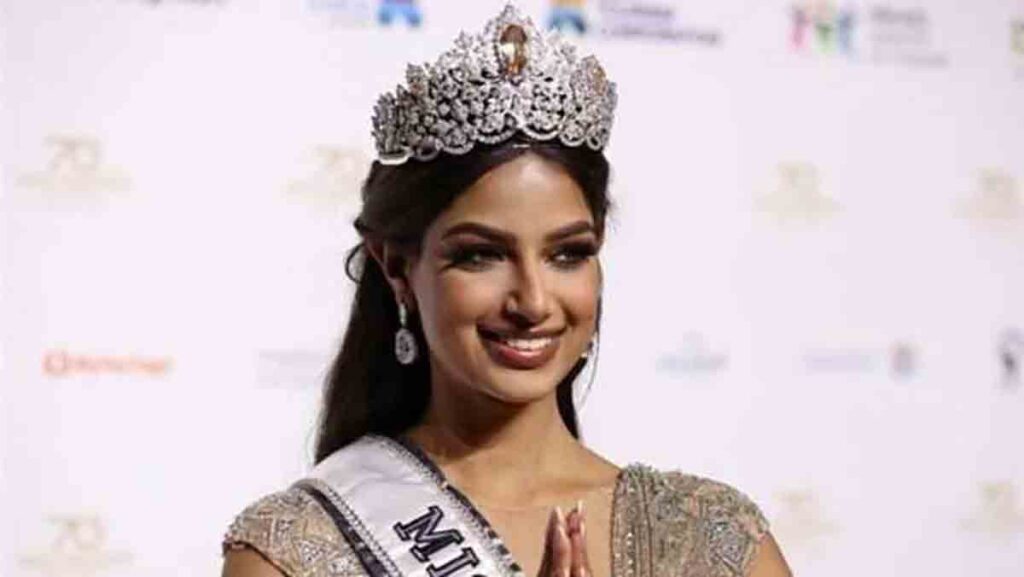 Miss Inde gagnante de Miss Univers 2021