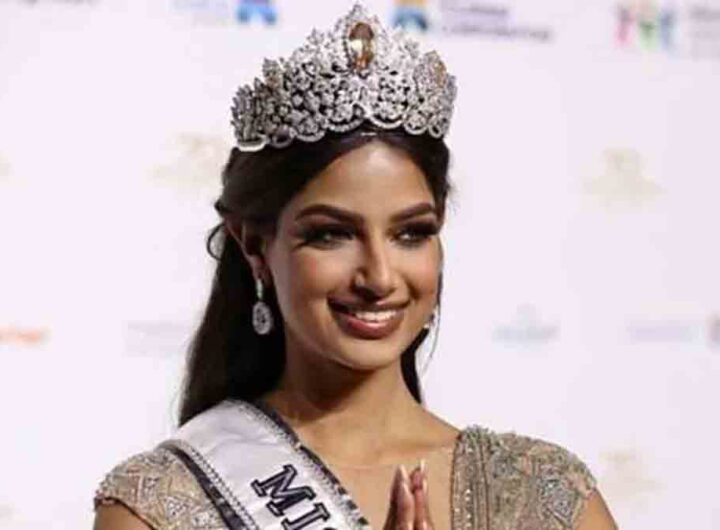 Miss Inde gagnante de Miss Univers 2021