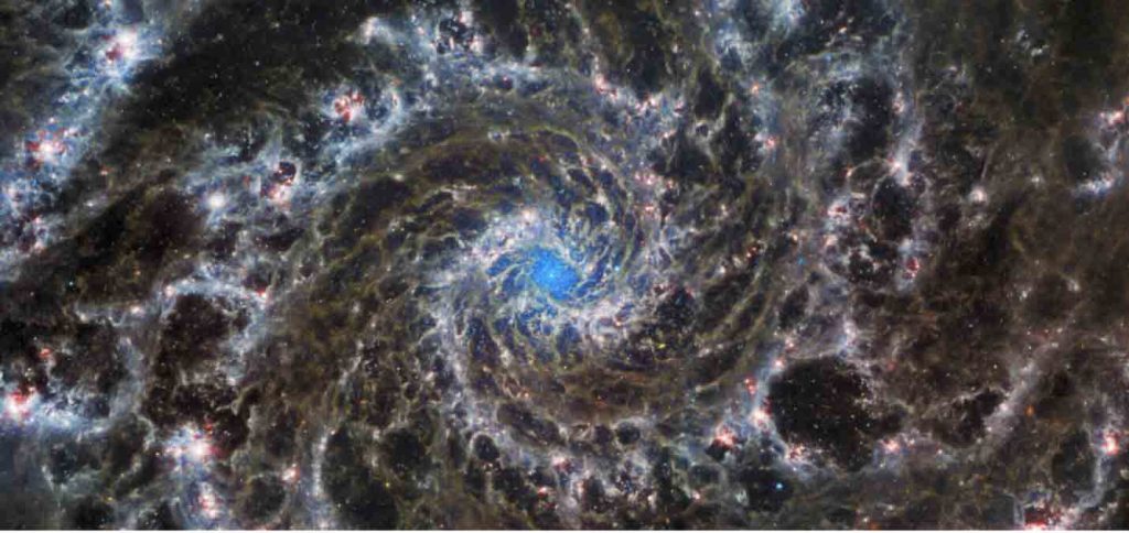 James Webb dévoile une somptueuse galaxie spirale, dite du fantôme