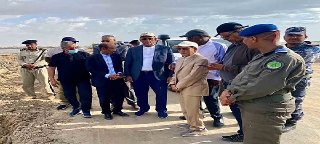 Le ministre de l’Hydraulique visite les travaux pour la protection des quartiers de Nouakchott contre les eaux de pluies